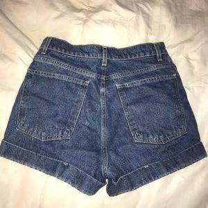 American Apparel High Waisted Jean Shorts